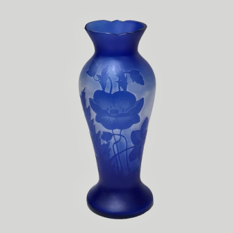 Ваза «Маки», СССР, ДХЗ, 1930-1950-е гг.